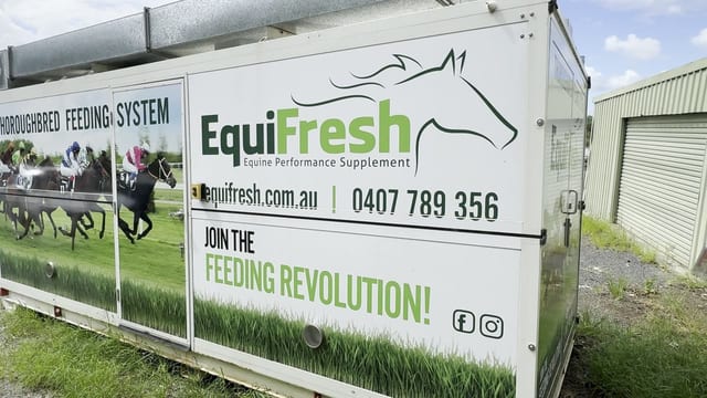 A commercial Fodder Group hydroponic fodder system